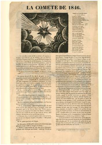 Comet of 1846 woodcut