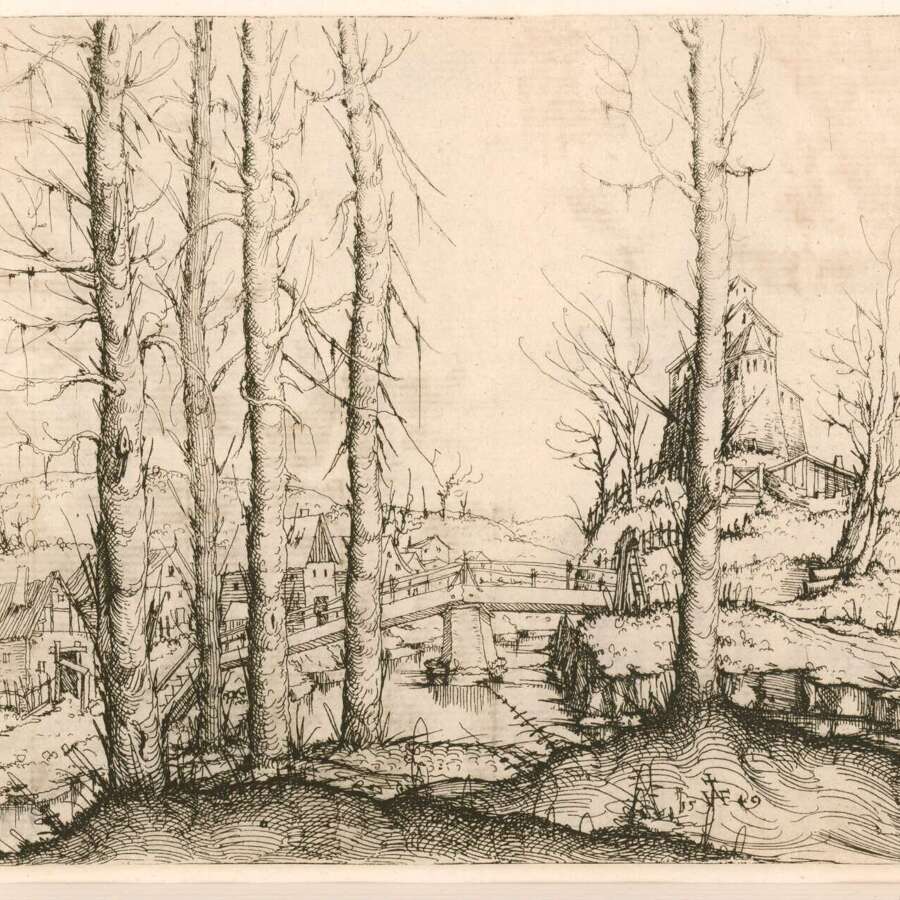 Hirschvogel etching