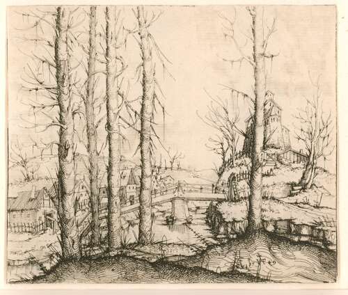 Hirschvogel etching