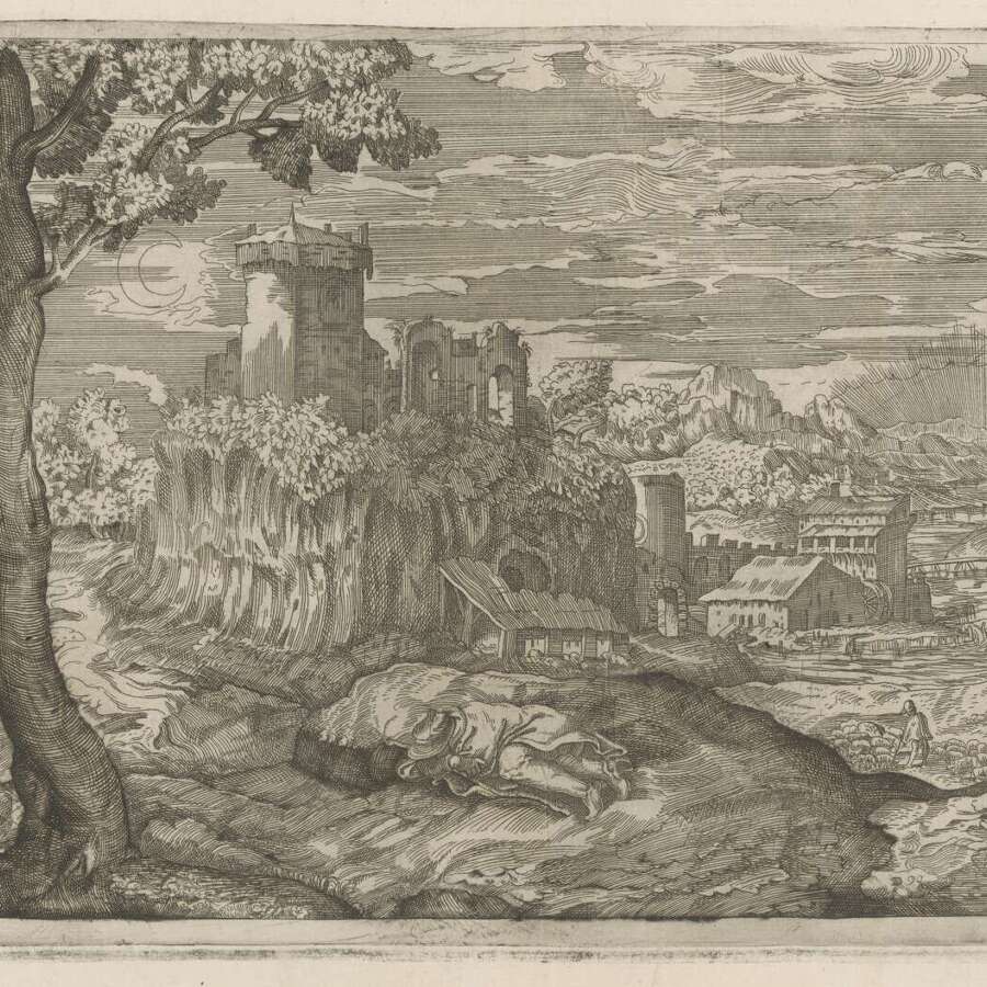 Cartaro etching & engraving after Titian